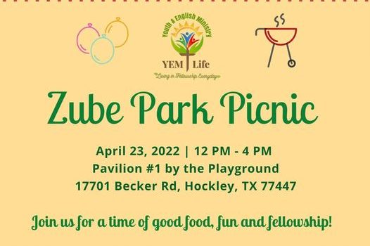 YEMLife Zube Park Outing April 2022