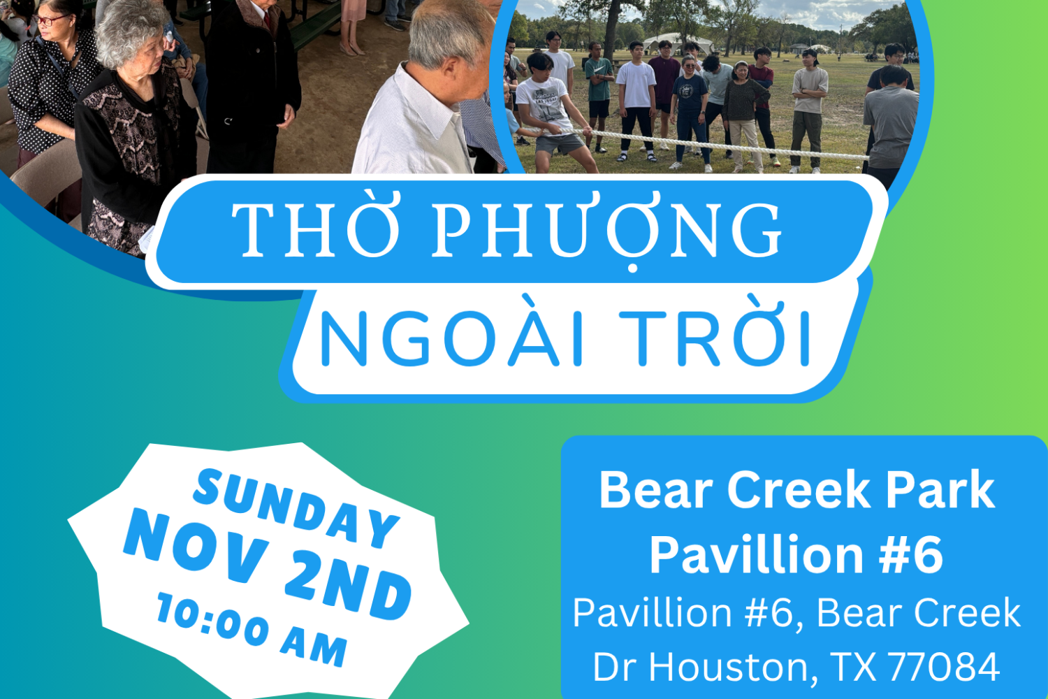 Green and Yellow Playful Family Fun Day Flyer